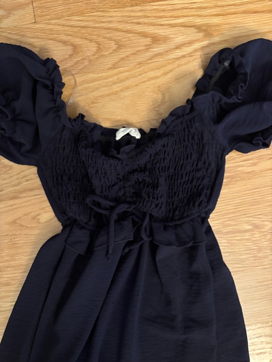 Altar'd State Dresses & Skirts - Altar'd State Navy Blue Smocked Top Dress